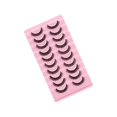 thumbnail image 1 of 10 Pairs Russian Strip Lashes DD Wedding Daily Prom DIY Curl Curly Eye Lashes Handmade B, 1 of 9