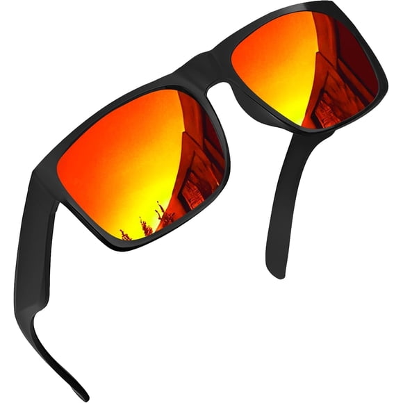 Moedor de Óculos de Sol oversized grinderPUNCH XL com Lentes Vermelhas Polarizadas