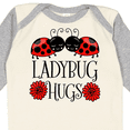 thumbnail image 4 of Inktastic Ladybug Hugs Cute Pair of Ladybugs Boys or Girls Long Sleeve Baby Bodysuit, 4 of 5