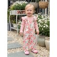 thumbnail image 6 of RUINIXCW Baby Girl Outfit, Long Sleeve Romper with Floral Overall Pants Fall Outfit Clothing Set, 6 of 9