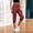 Red, variant on Fnooota Women's Capri Pants, Casual Drawstring Summer Elastic Waist Cargo Capris Gray Size S-2XL