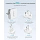 thumbnail image 5 of LENCENT Cargador USB, Ladron Enchufes con 4 Puertos USB, 4.4A 5V Adaptador para Viaje, Adaptador de, 5 of 7