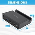 thumbnail image 2 of TV Dock For Nintendo Switch and OLED Model, 4K HDMI Docking Station Portable Charging Adapter Replacement Stand with Extra USB 3.0 2.0 Port, USB-C Charge and Play, 2 of 10