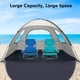 thumbnail image 4 of Parasol portátil WhiteFang Beach Tent, con protección solar UPF 50+, 4 of 7