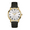 Black/ Gold, variant on Bulova Men's Classic Black Leather Strap Watch