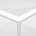 thumbnail image 5 of SAFAVIEH Malone Modern Glam Chrome High Gloss Coffee Table, White/Chrome, 5 of 6