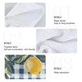 thumbnail image 2 of Yayeee Kitchen Hanging Hand Towels Set of 2 with Loop Bathroom Absorbent Tie Towel, Retro Beige Lemon, 2 of 7