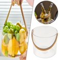 thumbnail image 3 of Contenedor de almacenamiento Cubo De Hielo, Mango De Cuero PU, Recipiente Para Bebidas, Contenedor Para Picnic, Pub, Hogar, Pequeño MagiDeal Contenedor de almacenamiento, 3 of 7