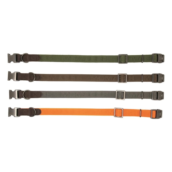 MOmarsh Adjustable Dog Collar Chocolate Brown