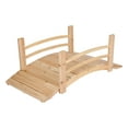 thumbnail image 3 of Shineco 4980N Cedar Garden Bridge - Natural, 4 ft., 3 of 4