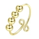 thumbnail image 1 of Anillos para mujer, regalos para mujeres, anillos giratorios con cuentas para aliviar el estrés y la ansiedad., 1 of 3