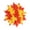A001- Orange, variant on Table Centerpiece Orange Artificial Maple Leaves Thanksgiving Decoration for Home Dining Tables