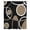 Brown, variant on Black Brown Sheer Curtains 108" Extra Long, White Circle Modern Minimalist Geometric Light Filering Curtains, Privacy Drapes Simi Floor to Veiling Curtain for Living Room Bedroom Window Treatment