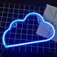 thumbnail image 4 of Letreros de neón LED para decoración de paredes, USB o batería azul nube Jormftte LN-2012-1, 4 of 7