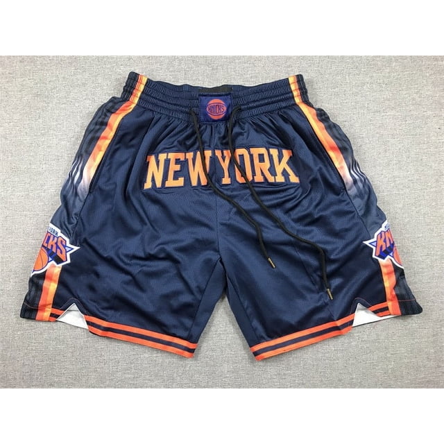 Shorts de Basketball avec Broderie, Culottes Rétro Brodées, Shorts à Poche Zippée - WEVALLEY