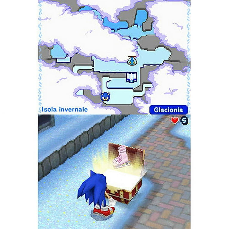 Maratona Sonic: Mario & Sonic at the Olympic Winter Games (DS