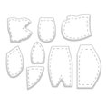 thumbnail image 1 of 8Pcs/Set 12In Acrylic Template Ruler Set Memory Quilting Ruler for Sewing Template Patchwork B, 1 of 5