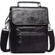 thumbnail image 1 of Bolso Mensajero de Cuero para Hombre, Bolso Cruzado con Correas Ajustables para Trabajo y Negocios, 1 of 10