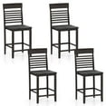 thumbnail image 1 of Costway Counter-Height Dining Chair Set of 4 with Footrests Solid Wood Frame Modern, 1 of 9