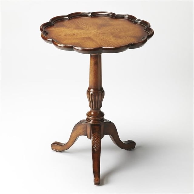 Mesa con pedestal Butler Specialty Dansby, acabado en roble vintage