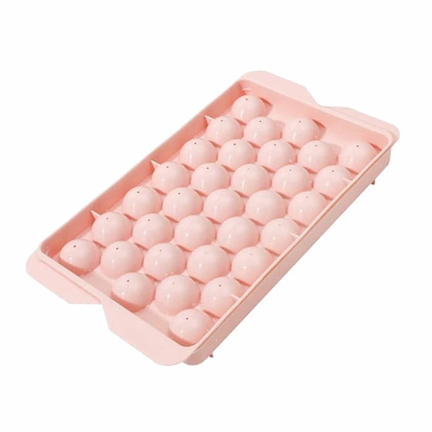 Molde de Cubos de Hielo, Moho de Fabricante de Hielo de Esfera, Limpieza Fácil de 33 Cuadrículas, Reutilizables, Duradera Conpa para para el Congelador del Congelador