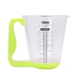 thumbnail image 2 of Échelle de mesure de température - Tasse de mesure portable - 1 kg - Avec écran LCD - Pour café, lait, condiments - Vert, 2 of 14