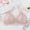 Pink, variant on Women Summer Lace Adjustable Sexy Triangle Bralette Thin Wireless Bras Comfortable Strapless Push Up Bra For Women Fashion Seamless