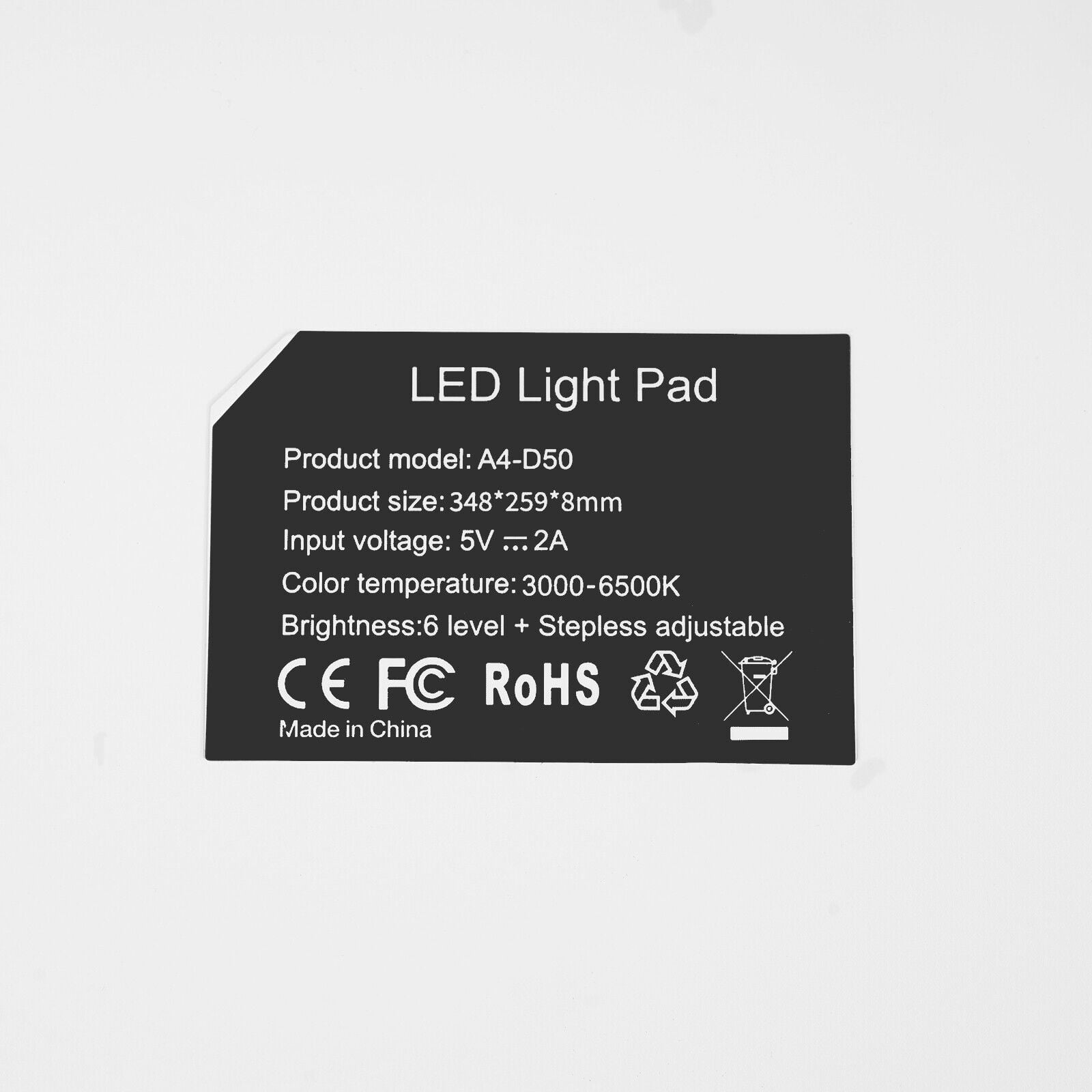 Portable Wireless LED Bright Light Pad 3 Light Colors Light Board for Painting 13.7*10.2 in