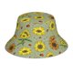 thumbnail image 1 of Balery Sage Green With Sunflowers Sombreros para el sol para hombre y mujer, sombrero de pescador con UPF 50+, 1 of 6
