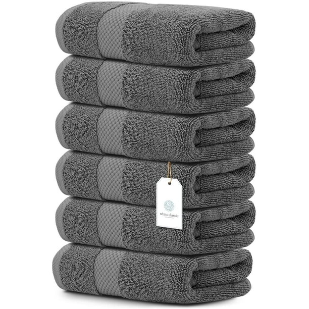 Dark gray hand towels sale