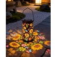 thumbnail image 5 of Colorful Sunflower Glow Solar Garden Lantern, 2026 Waterproof Outdoor Solar Powered Hanging Light for Garden, Patio, Pathway Lantern, Let Your Garden Bloom with Light After Sunset, 5 of 8