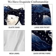 thumbnail image 4 of luoweisi Men's Beach Shorts Quick Dry Swim Trunks with Mesh Lining Galaxy Polar Bear L, 4 of 5