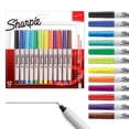 thumbnail image 1 of Sharpie Permanent Markers, Ultra Fine Point, Assorted Colours, 12 Count, 1 of 9