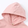 thumbnail image 4 of dmqupv Chandails à Capuchon et Chandails Mode pour Filles Chandail Molletonné à Enfiler pour Tout-Petites Filles Chandail en Molleton Enfants Uni Plus Bébés Robe à Capuche Colorée Haut Manteau Hauts pour Filles Rose, Taille pour 4-5 Ans, 4 of 8