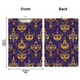 thumbnail image 3 of ALAZA Plastic Clipboard A4 Letter Size Decorative Clipboards for Students Women Men 9" x 12.5" Mardi Gras, 3 of 6