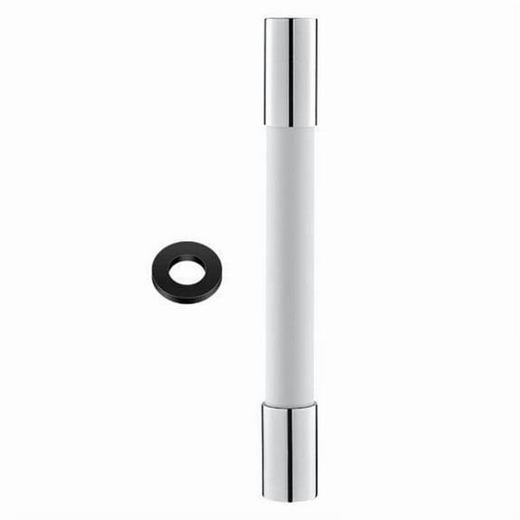 DOMELAY 2xUniversal Faucet Extension Tube Extender for Sink Outdoor Kitchen White 30cm