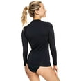 thumbnail image 3 of Roxy Women's Whole Hearted Long Sleeve Rashguard Black Size X-Large, 3 of 4