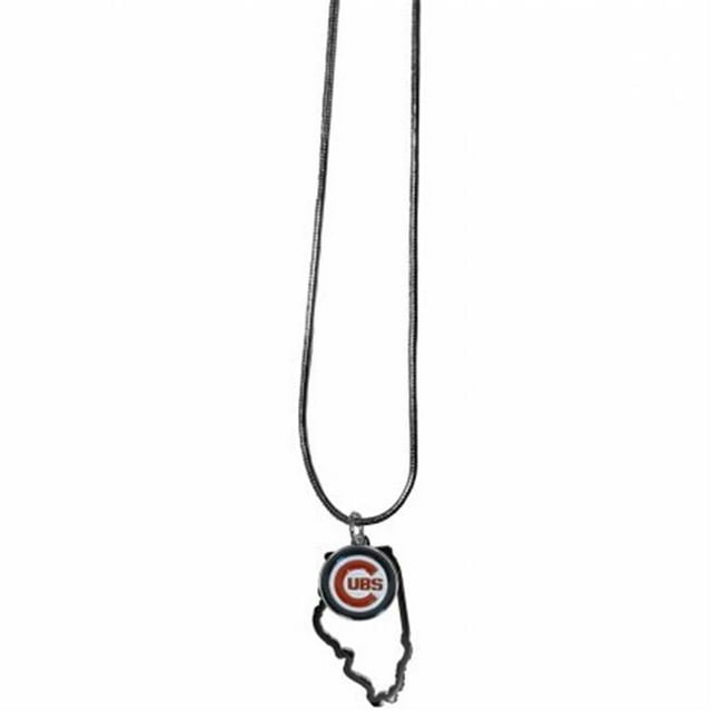 Siskiyou Sports BSN045 MLB Chicago Cubs State Charm Necklace