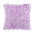 thumbnail image 2 of Mashaouyo Clearance Style Modern Simple Net Red Imitation Beach Wool Solid Color Long Hair Pillow Case Cushion, 2 of 3