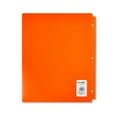 thumbnail image 6 of (25 pack) Pen+Gear 2-Pocket Poly Folder, Orange, 6 of 6