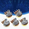 thumbnail image 1 of Peggybuy 5Set WH148 Linear Taper Rotary Audio Potentiometer 15mm 3 Pin Useful for Arduino, 1 of 9
