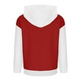 thumbnail image 5 of fatyb Hoodies for Boys Girls with Pockets Long Sleeve Casual Pullover Color Block Kids Hooded Sweatshirts, 5 of 7
