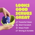 thumbnail image 5 of Brite by Scotch-Brite 2-Sided Scrub & Wipe, Scrubbing Kitchen and Dish Sponge, Midnight Mode, 1 Scrub Sponge, 5 of 12