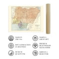 thumbnail image 4 of HISTORIX 1965 Map of Nigeria Vintage Poster Wall Art Print, 18 x 24 Inch, 4 of 8