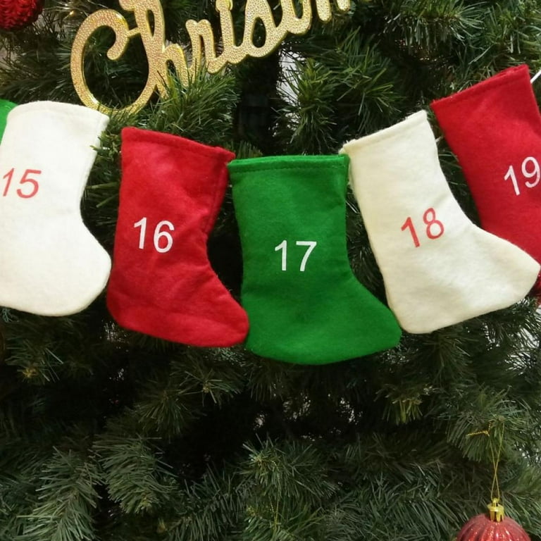 Advent Calendar Christmas Countdown Calendar Socks 24Pcs Different Cute  Socks for Kids - Walmart.com