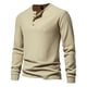 thumbnail image 1 of Blusas y camisas de manga larga y cuello redondo para hombre, pulóveres casuales, camisetas de manga larga y cuello redondo, blusas para hombre., 1 of 5