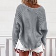 thumbnail image 5 of Vedolay Womens Cardigans Lightweight Long Sleeve Button Down Sweaters Coat Knitwear Gray,XL, 5 of 5