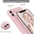 thumbnail image 3 of Compatible with iPhone 11 Case 6.1 inch | Ultra Slim Liquid Silicone Case | Upgraded Camera and Screen Protection | Full Covered Shockproof Cover (Sand Pink), 3 of 15