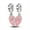 Pink Heart, variant on MULA Mother's Day Gifts 925 Sterling Silver Charms for Bracelet 2 Pink Heart in 1 Pendant Women Gift