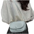 thumbnail image 5 of Women Crossbody Bags Women's Fashion Casual All-Match Solid Color Commuting One-Shoulder Shiny Shoulder Bag, 5 of 5
